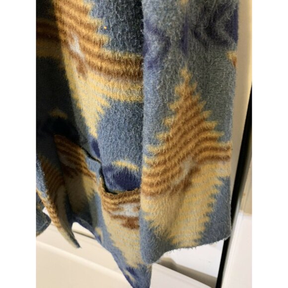 VTG Jeans Wear Nativ‎ Aztec Women's Blazer Jacket Sz L earth - Picture 8 of 9